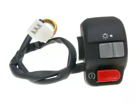 Right-hand Switch Assy For E-starter, W/ Light Switch - Universal