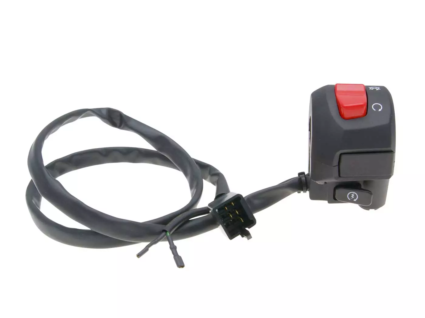 Right-hand Switch Assy For E-starter, W/ Light Switch For Derbi GPR Naked, Nude 50, 125