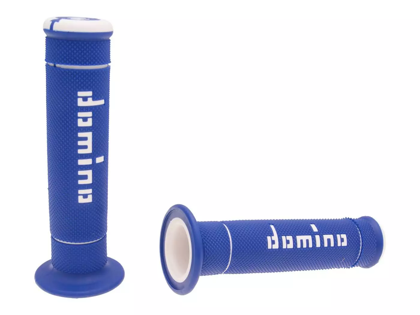 Handlebar Grip Set Domino A240 Trial Blue / White