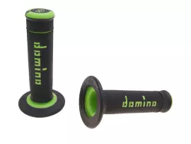 Handlebar Grip Set Domino A190 Off-road Black / Green