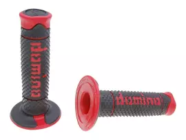 Handlebar Grip Set Domino A260 Off-road Black / Red