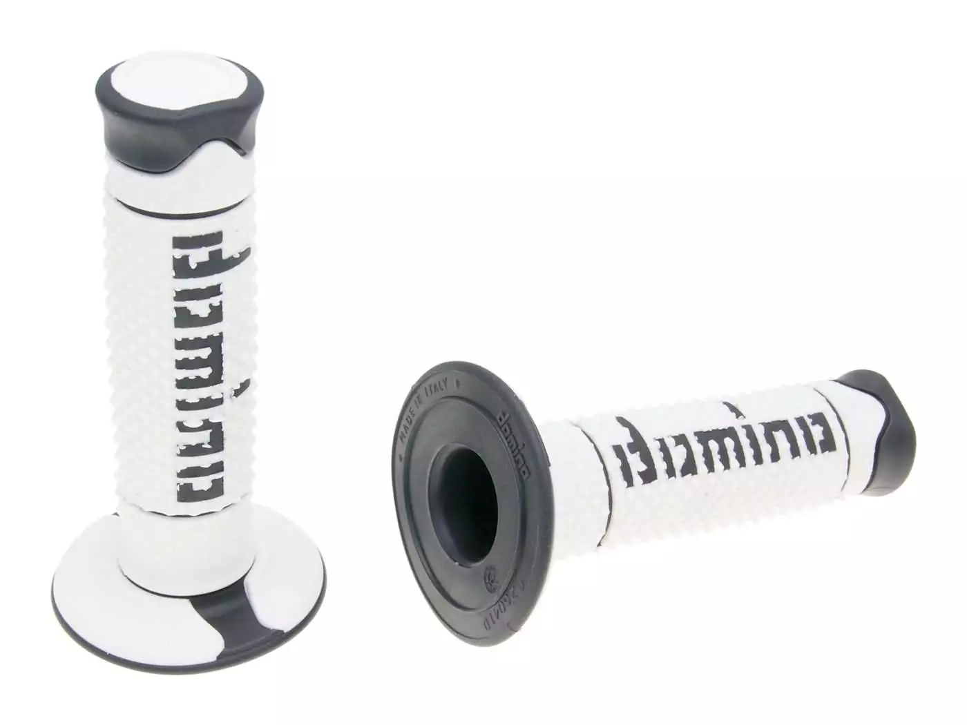 Handlebar Grip Set Domino A260 Off-road White / Black