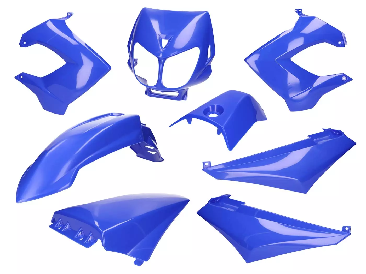 Fairing Kit Blue For Derbi Senda R, SM X-Treme, SM DRD