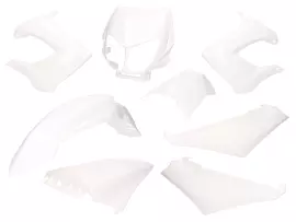 Fairing Kit White For Derbi Senda R, SM X-Treme, SM DRD
