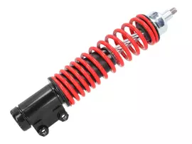 Front Shock Absorber Carbone Standard 208mm Black / Red For Vespa ET2, ET4, Classic And Piaggio Scooter