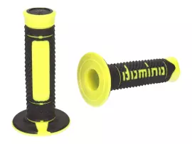 Handlebar Grip Set Domino A260 Off-road Black / Neon Yellow