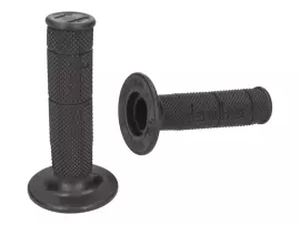 Handlebar Rubber Grip Set Domino 6131 Off-road Black