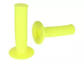 Handlebar Rubber Grip Set Domino 6131 Off-road Neon Yellow