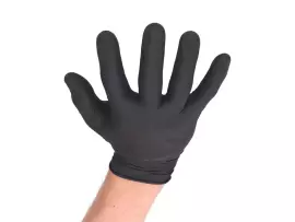 Protective Nitrile Gloves Black Size 10 (L) - 100pcs