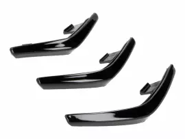 Horn Cover Grill Fin Set Power1 Glossy Black For Vespa Primavera, Sprint 2013-2019