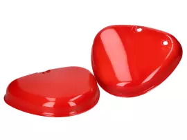 Side Cover Set Red For Simson S50, S51, S70