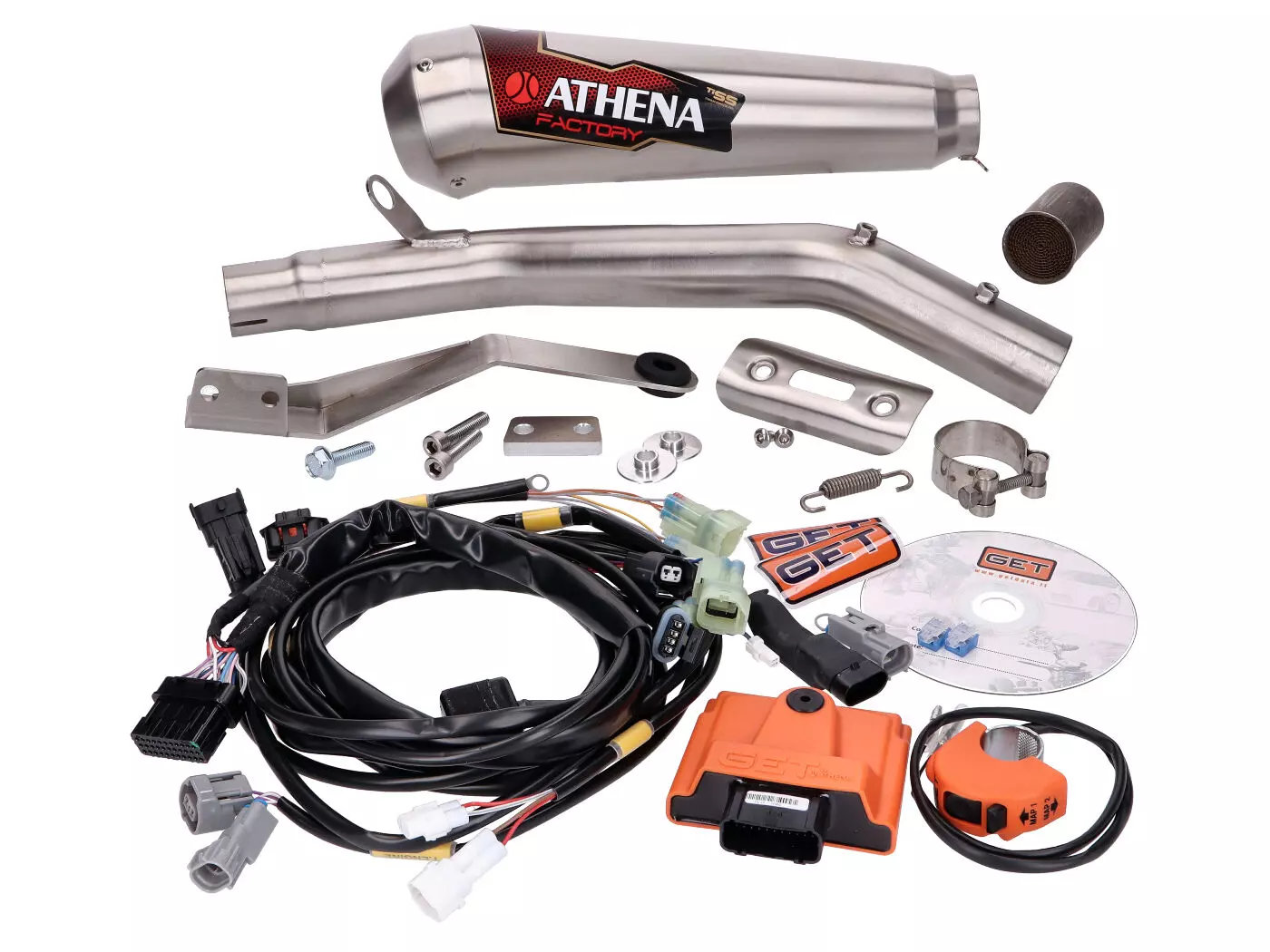 Upgrade Kit - Stage 1 - Exhaust And ECU Athena For KTM Duke 125 11-16