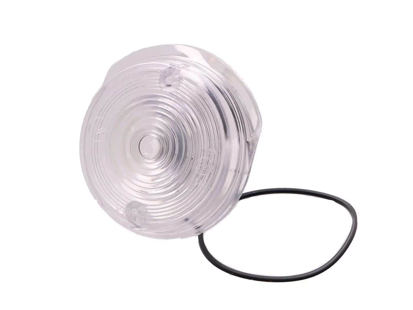 Front Turn Signal Lens 80mm White For Simson S50, S51, S70, SR50, SR80, MZ TS 250, ETZ 125, ETZ 150, ETZ 250