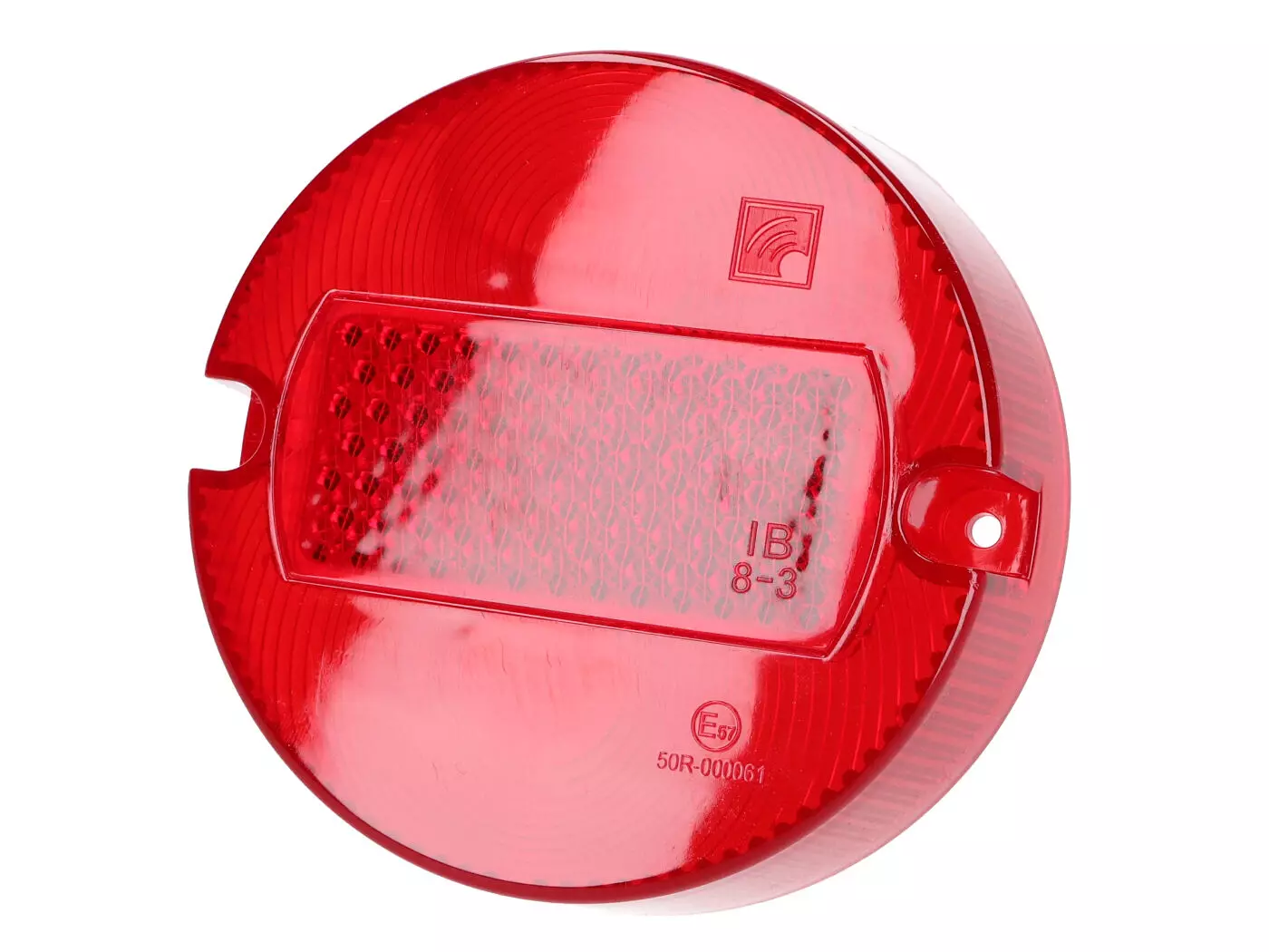 Rear Light Lens 100mm Red For Simson S50, S51, S70, KR50, KR51, Schwalbe