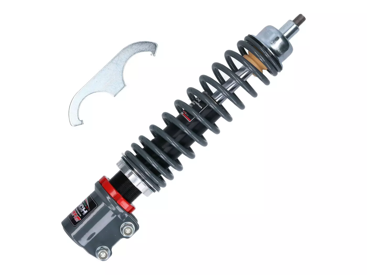 Buy now: Front Shock Absorber Carbone Sport RS 315-330mm Height Adjustable For Vespa Largeframe Front Shock Absorber Carbone Sport RS 315-330mm Height Adjustable For Vespa Largeframe