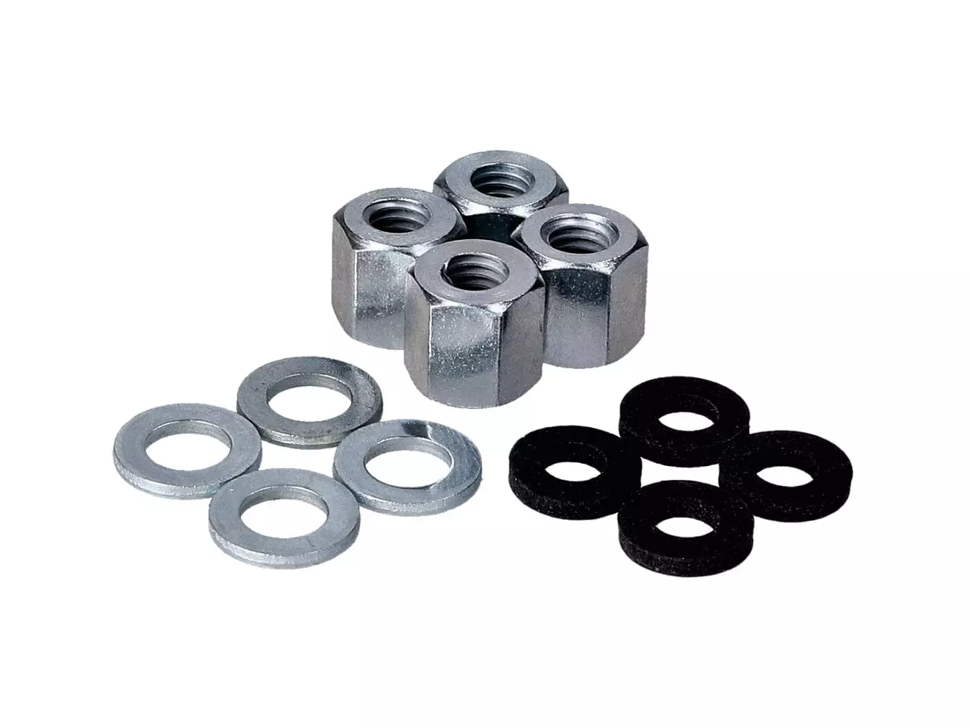 Cylinder Head Standard Parts Set 12-piece W/ 4x M6 Nut Long Type For Simson S50, S51, S53, S70, S83, SR50, SR80, KR51, KR51/2