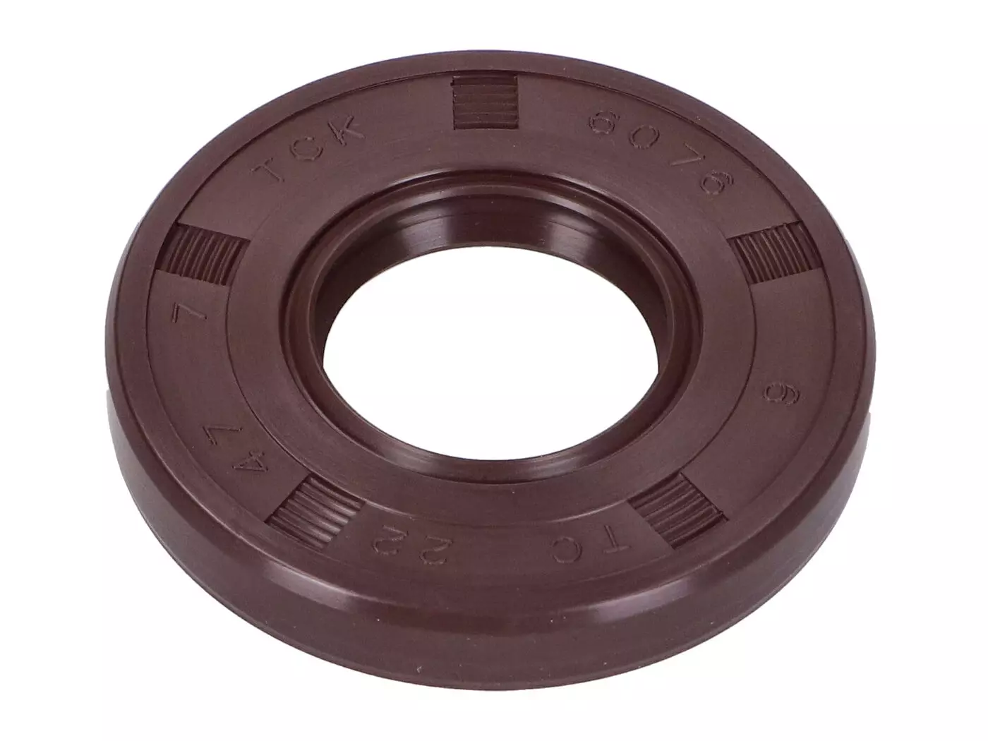 Oil Seal FKM TCK 22x47x7mm Brown For Simson S50, SR4-1, SR4-2, SR4-3, SR4-4, KR51/1 Schwalbe, Star, Sperber, Spatz, Habicht