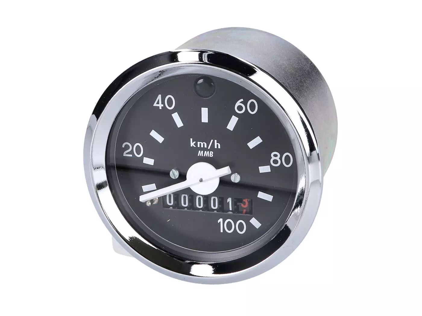 Speedometer Pulsotronic 100km/h Round 60mm For Simson S50, S51, S53, S70, S83, KR51/1, KR51/2 Schwalbe, SR4-1 Spatz, SR4-2 Star, SR4-3 Sperber, SR4-4 Habicht