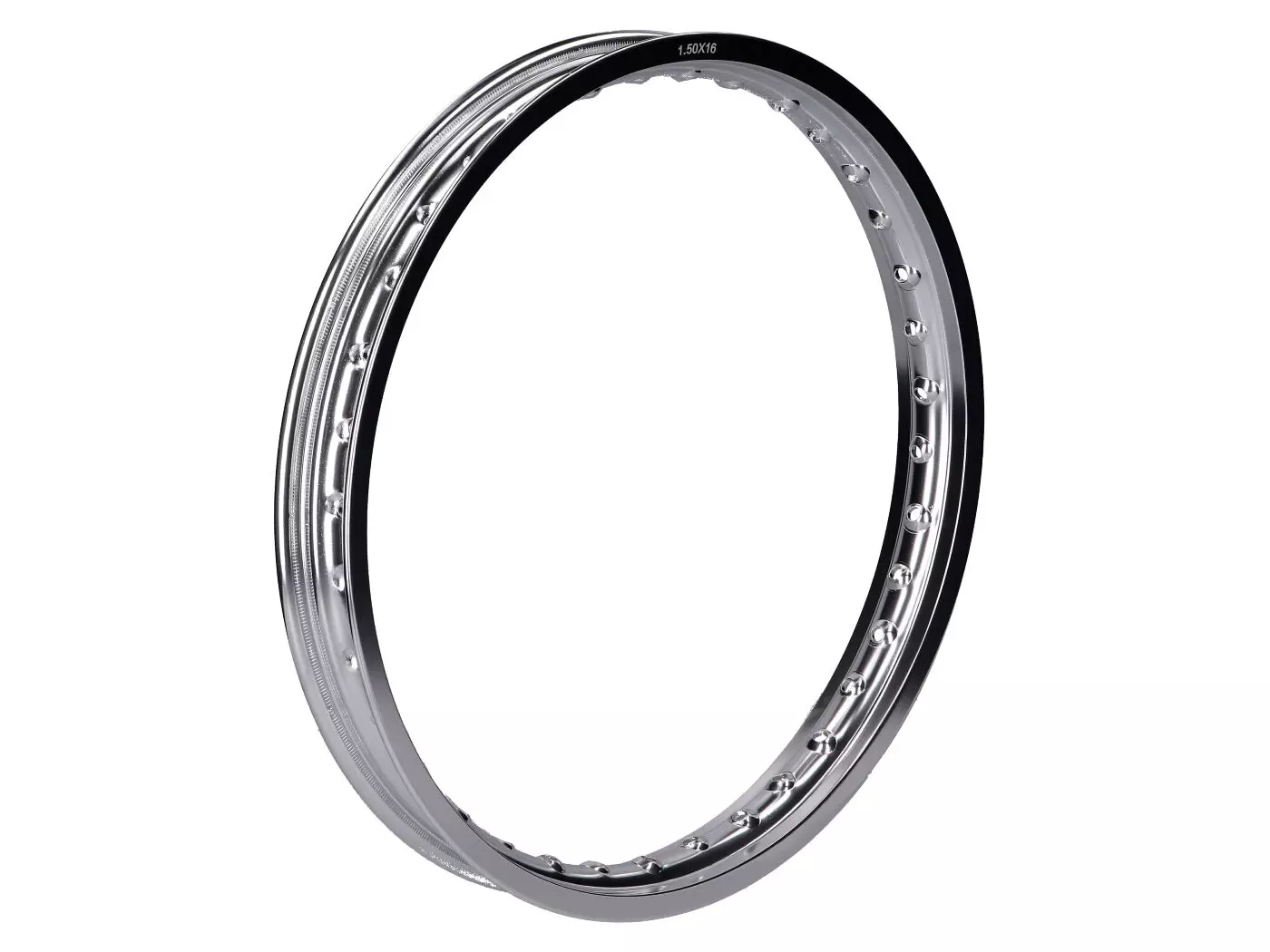 Rim 1.50x16 Inch Aluminum For Simson S50, S51, S53, S70, SR4-1 Spatz, SR4-2 Star, SR4-3 Sperber, SR4-4 Habicht, KR51/1, KR51/2 Schwalbe