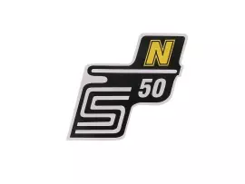 Logo Foil / Sticker S50 N Yellow For Simson S50