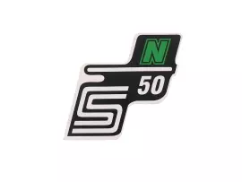 Logo Foil / Sticker S50 N Green For Simson S50