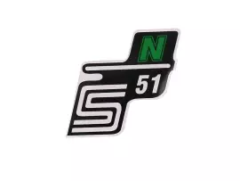 Logo Foil / Sticker S51 N Green For Simson S51