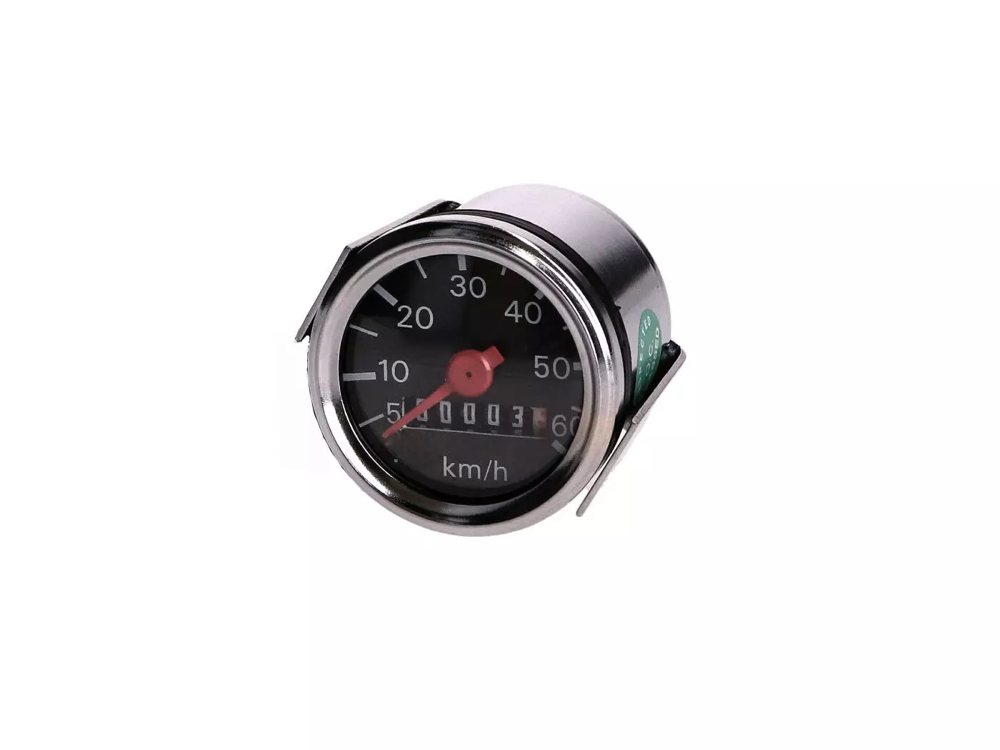 Speedometer Universal 60km/h Black 48mm For Hercules Simson