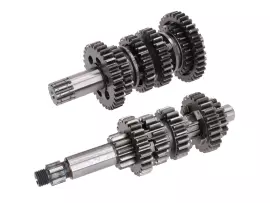 Gearbox / Gear Shaft Set 6-speed Standard For Minarelli AM6 1st Series