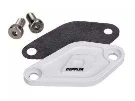 Oil Pump Cover Doppler White For Minarelli AM6, Derbi EBE, EBS, D50B