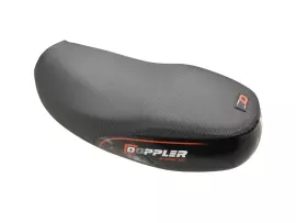 Seat Cover Doppler Black / Red For MBK Booster, Yamaha BWs 2004