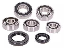 Gearbox Bearing Set W/ Oil Seals For Honda Bali, Scoopy, SFX, X8R 50cc 2-stroke