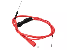 Throttle Cable Doppler PTFE Red For Derbi Senda 00-, Gilera SMT, RCR -05