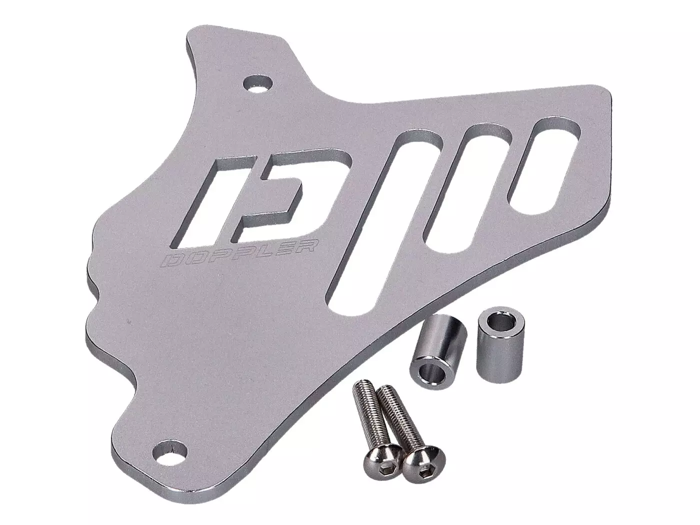 Front Sprocket Cover Doppler Silver For Minarelli AM, Generic, KSR-Moto, Keeway, Motobi, Ride