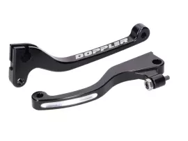 Brake And Clutch Lever Set Doppler CNC Black For Rieju MRT, Marathon -17 (w/ J.Juan Brake)