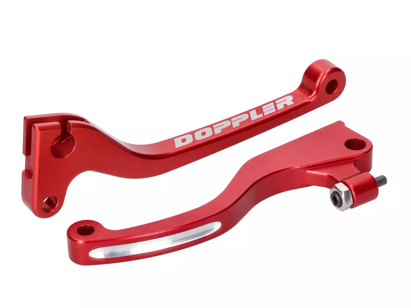 Brake And Clutch Lever Set Doppler CNC Red For Sherco SE, SM 11- (w/ J.Juan Brake)