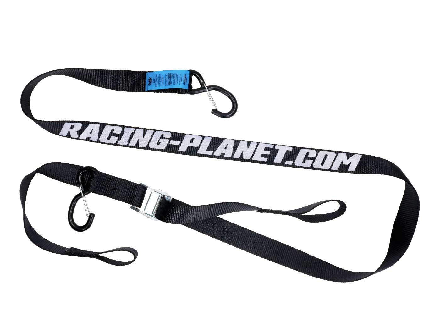 Tie Down Strap Set Racing Planet 35mm W/ Hooks - 2 Pieces