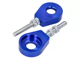 Chain Tensioner Set Aluminum Blue Anodized 12mm