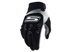 MX Gloves S-Line Homologated, Black / White - Size M