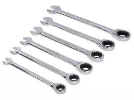 Ratchet Spanner Set Metric 8-17mm