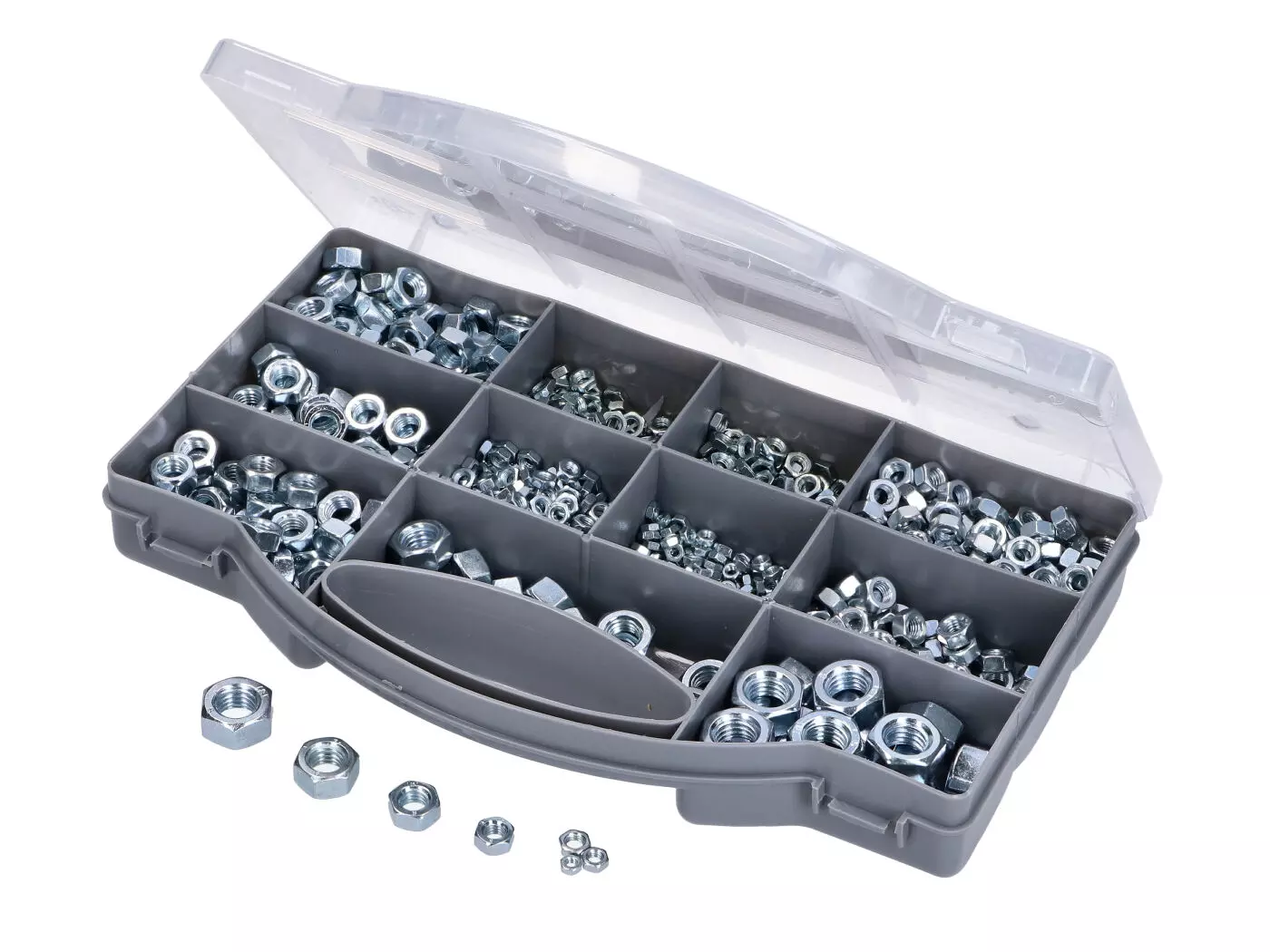 Nut Assortment M3-M12 1000-piece