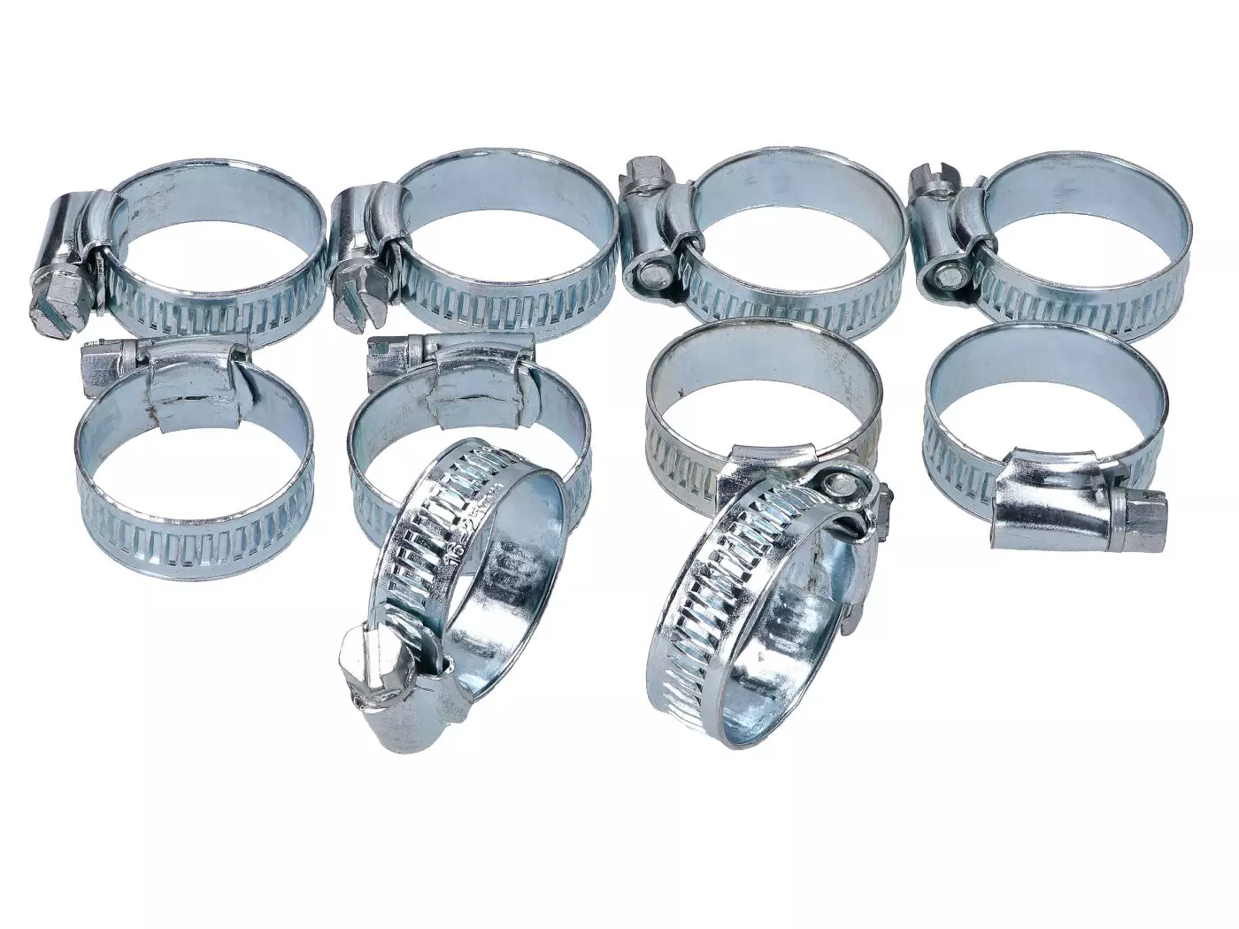 Hose Clamp Set 18-25mm 10-piece