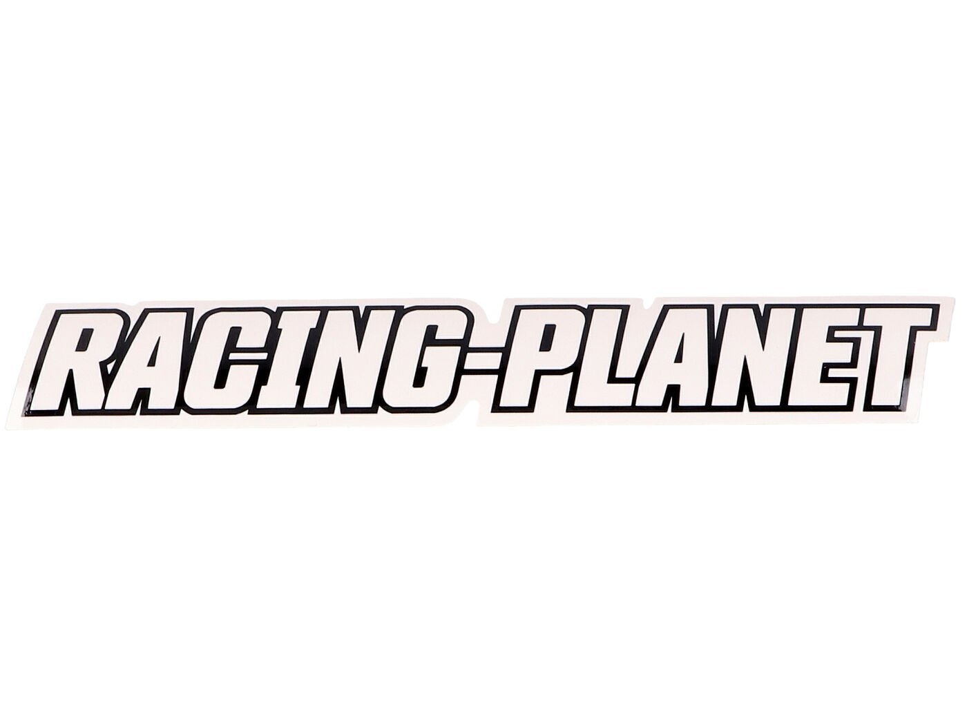 Sticker RACING PLANET 15x2.6cm White