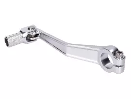 Gear Shift Lever Foldable, Anodized Aluminum, Silver For Simson S50, S51, S53, S70, S83