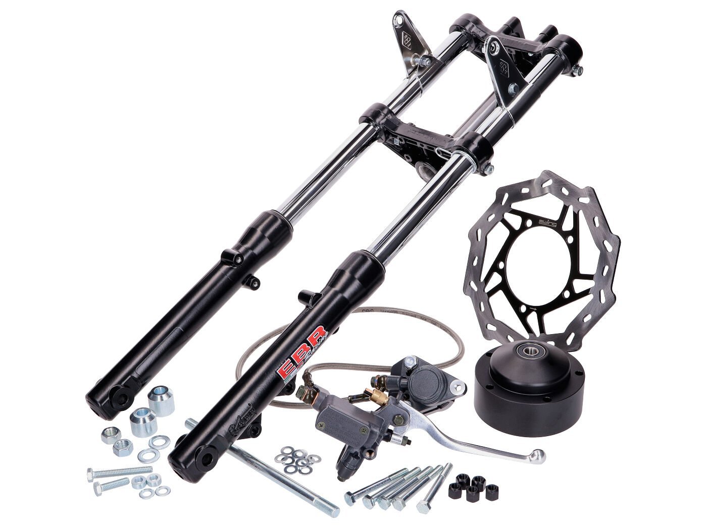 Disc Brake Set And Fork Swiing EBR Harry For Puch