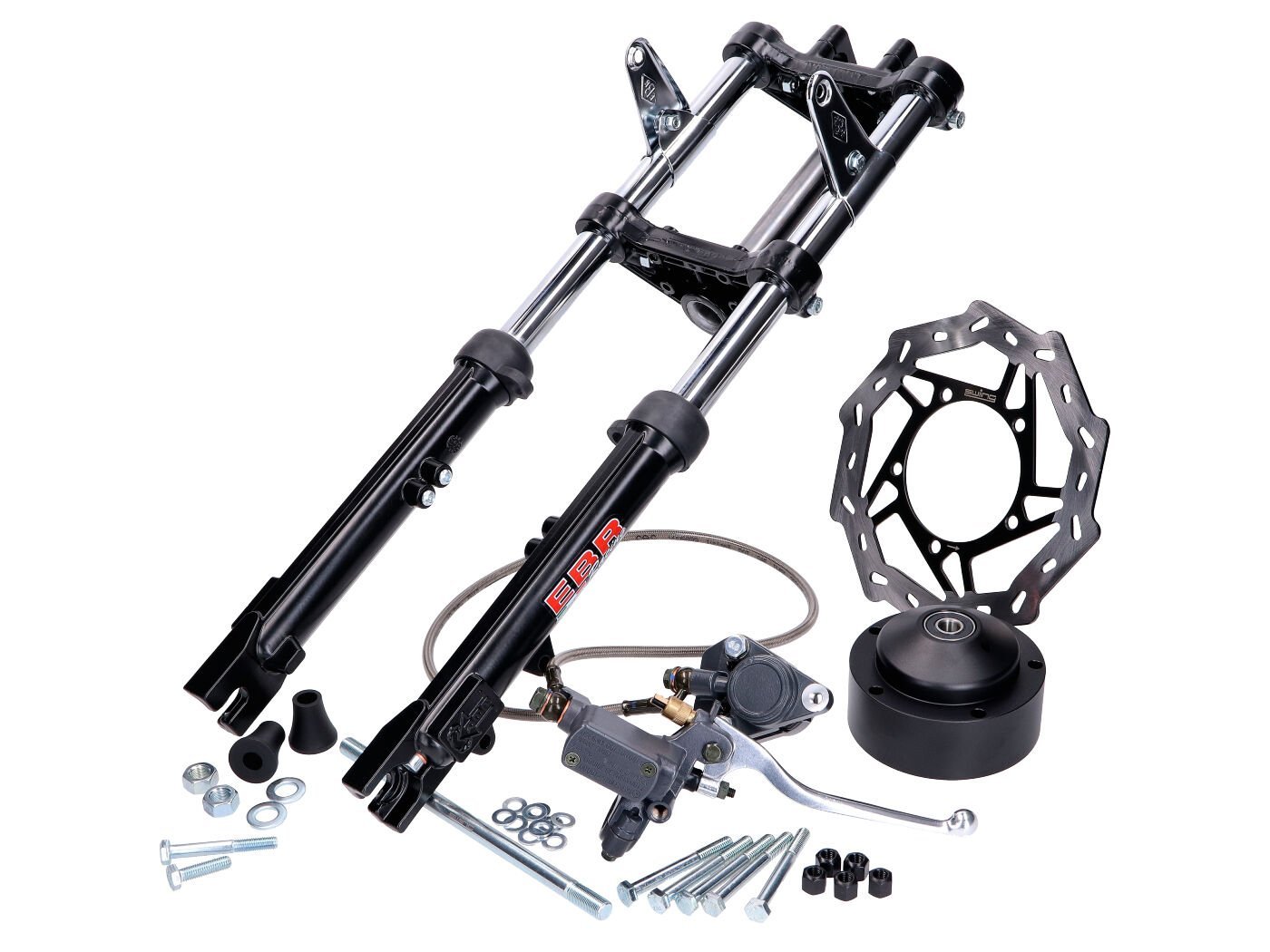 Disc Brake Set And Fork Swiing EBR Hydraulic For Puch