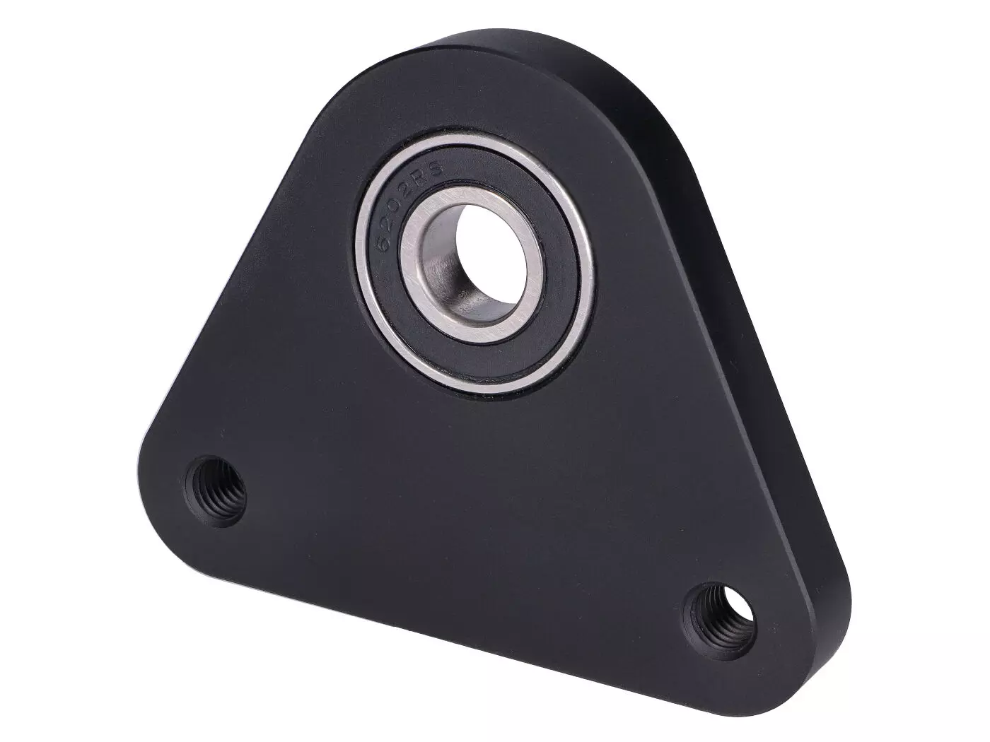 Rear Wheel Bearing Plate Swiing Racing Aluminum Black For Piaggio Ciao, Si, Bravo, Boxer