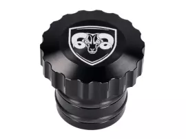 Gas Cap 66Heroes Aluminum Black, Metal Tank For Piaggio Ciao, Bravo