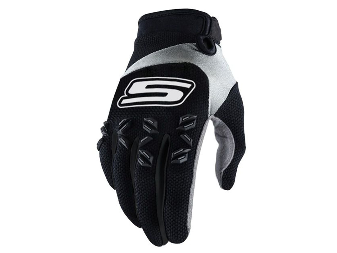 MX Gloves S-Line Homologated, Black / White - Size L