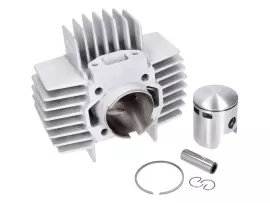 Cylinder Kit DMP 6-port Aluminum 45mm 70cc With Long Cooling Fins For Puch Maxi S, N, X30 Automatic