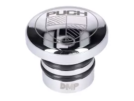Fuel Tank Cap Steel Polished W/ Puch Logo For Puch Maxi S, N